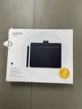 Wacom Intuos Graphics Drawing Tablet, 3 Bonus Software Included, 7.9"x 6.3", Bla