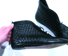 Bass black leather ankle boots, sz. 10M, Meridien pattern