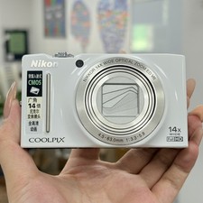 Nikon COOLPIX S8200 16.1M Compact 14 x Zoom Digital Camera White - 92 new