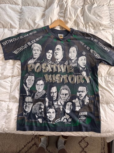 90s Kacy World Colors Black History Shirt RARE