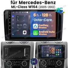 6+128GB Android Autoradio GPS Navi WIFI Für Mercedes Benz ML/GL Klasse W164 X164 6+128GB Android Autoradio GPS Navi WIFI Für Mercedes Benz ML/GL Klasse W164 X164