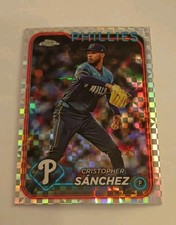 2024 Topps Update Chrome X-Fractor SP Cristopher Sanchez Rookie RC Phillies
