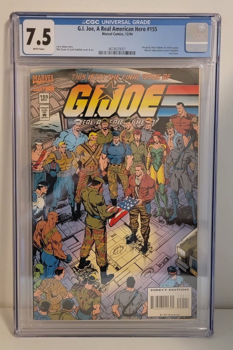 G I Joe A Real American Hero #155 ~ CGC 7.5 | eBay
