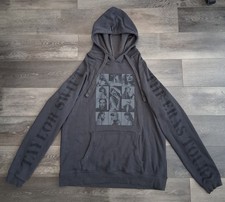 Taylor Swift The Eras Tour Concert Hoodie Graphic Tour Dates Grey Size Medium