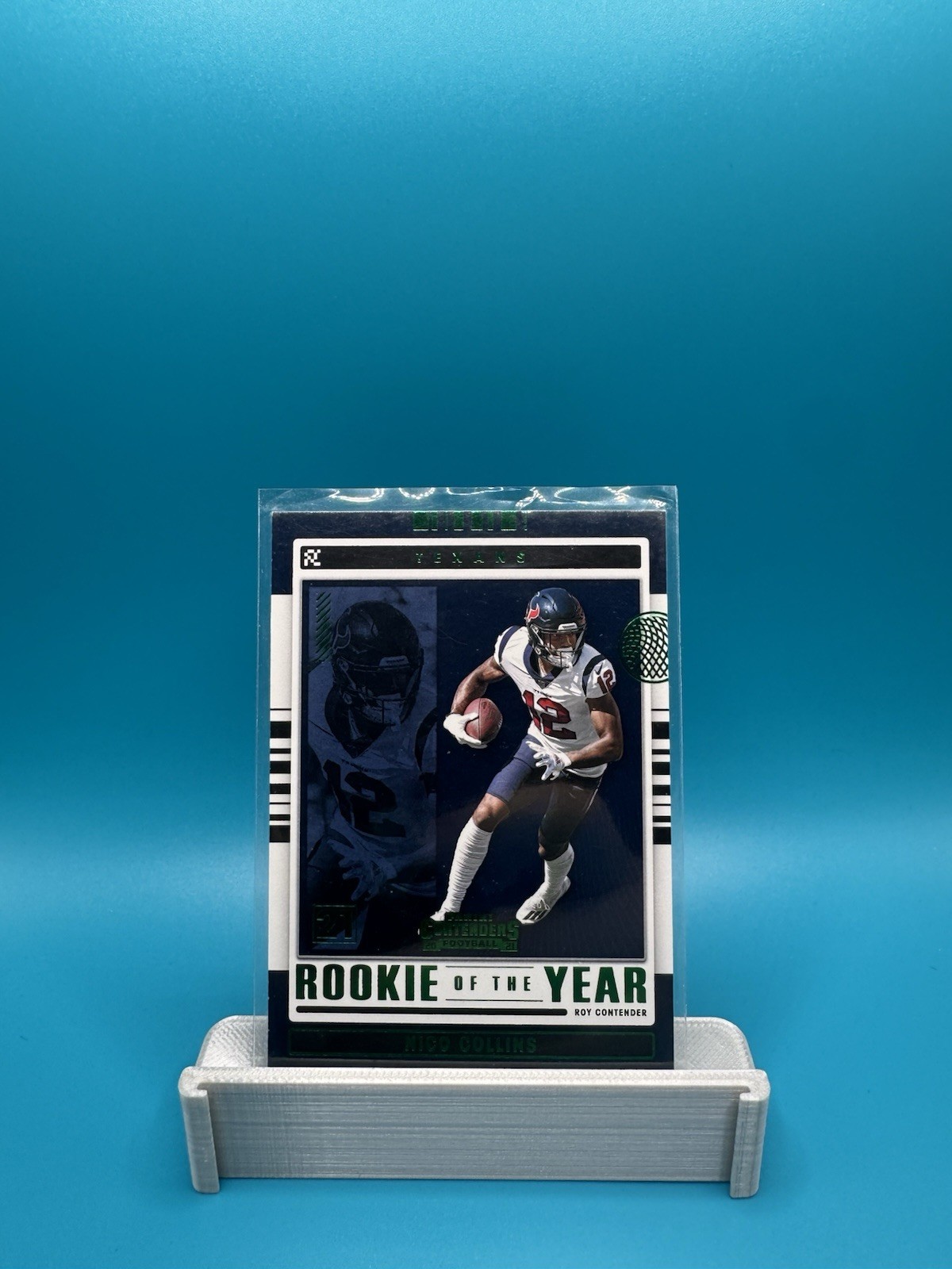 2021 Panini Contenders Rookie of the Year Emerald Nico Collins #ROY-NCO Texans