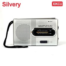 Portable Mini Pocket Travel AM FM Radio Battery Powered Built-in Speaker Stere