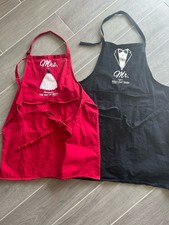 Mr Mrs Apron Set - Engagement Gifts Wedding  Bridal Shower Gifts for Couple ...