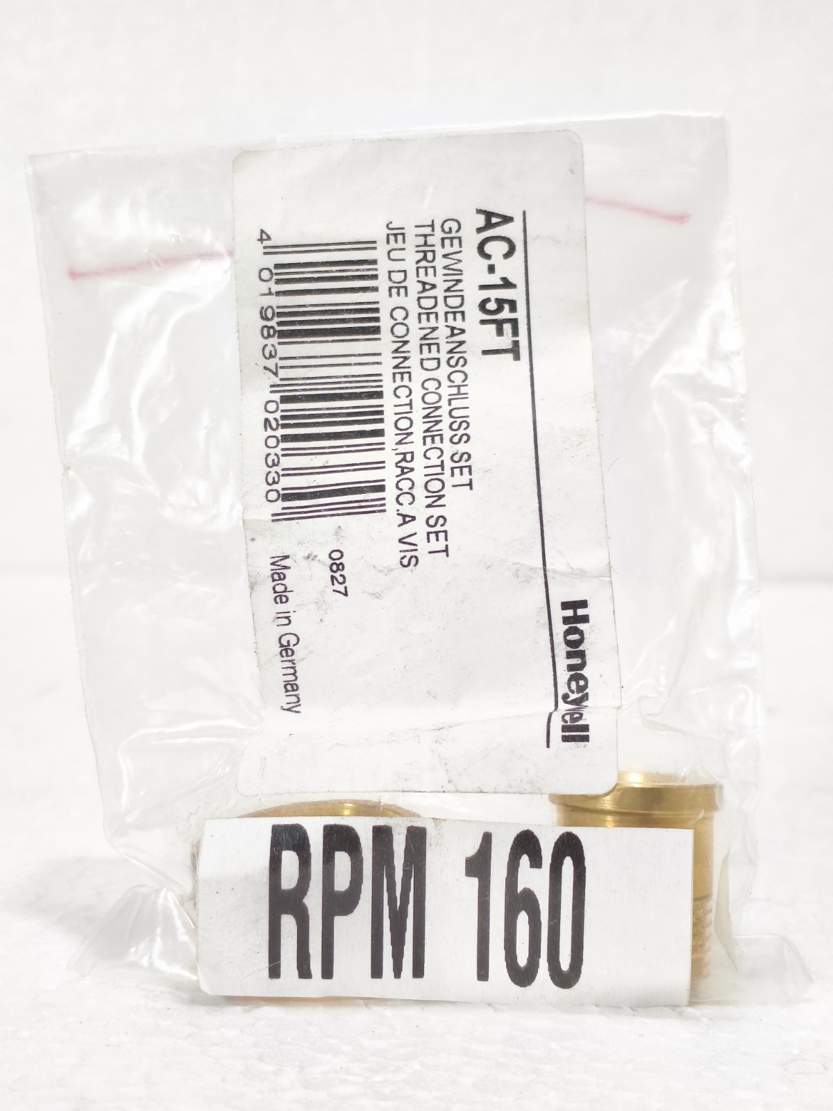 NEW | HONEYWELL AC -15FT VALVE FITTING KIT | LOT OF 10 | AC15FT | FREE SHIP