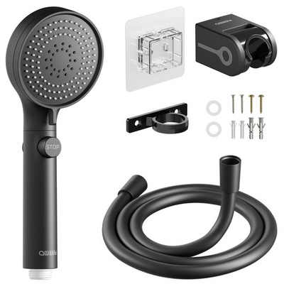 #ad High Pressure RV Shower Head with Hose amp; Switch Matte Black $35.66