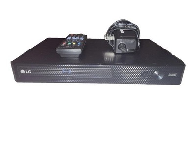 LG BP350 Blu-Ray Disc DVD Player Wi-Fi Streaming HDMI Full HD 1080p Remote Works