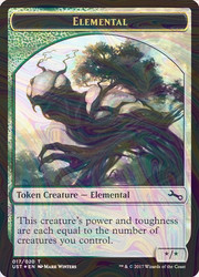 Elemental Token (017/020) Unstable Foil