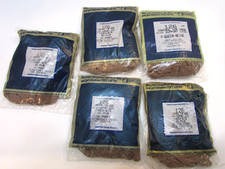 5 New Vintage Silkies Control Top Hose Pantyhose 126 Queen Beige Nylon Spandex