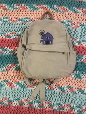 Thirty-One Gifts Embroidered Barn And We Windmill Backpack
