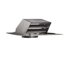 LAMBRO INDUSTRIES 356 Roof Cap 6" Plastic Black Ventilation