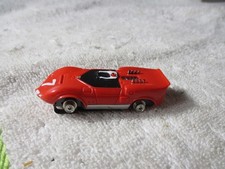 VINTAGE AURORA TJET CHAPARRAL RED 3 HO Slot Car missing head