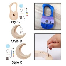 Lyres-Holzsaiteninstrument, 7-saitiges DIY-Set, DIY interaktive Saitenlyra-Harfe