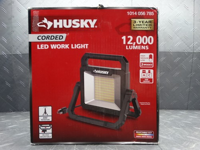 #ad Husky 12000 Lumen LED Portable Corded Work Light $55.99