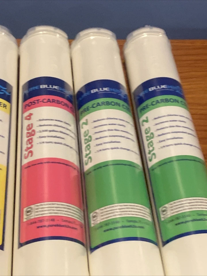 Pure Blue H2O 5PC Reverse Osmosis Filter System Replacement Filters - Image 3 of 3
