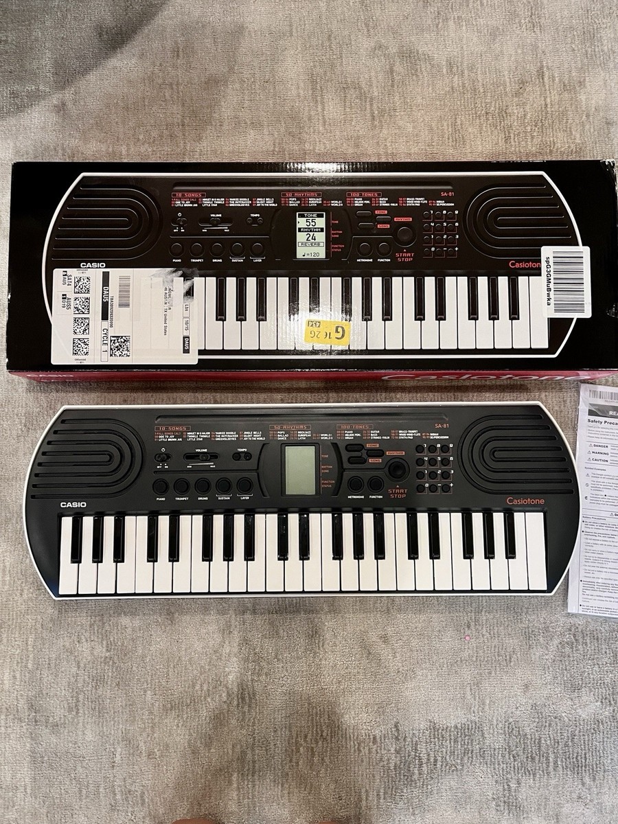 Casio Casiotone SA-81 Portable Compact 44 Mini Keys Keyboard | eBay