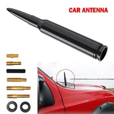 Bullet Style Car Aerial Mast Power Antenna Arial Radio Am Fm Roof Black Us