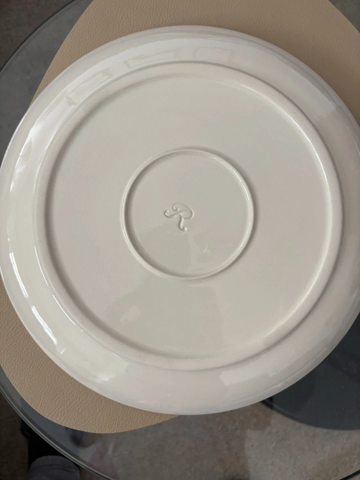 6 + 1 Speiseteller Essteller Porzellan 30 Cm Rheinsberger Porzellan Germany - Bild 2 von 4