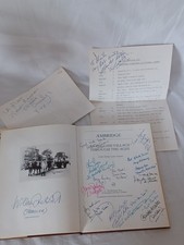 Ambridge  - (The Archers) Cast Signed Plus  2 Signed Scripts 1981 L@@K Great Lot