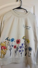 Disney Winnie the Pooh Floral Sweatshirt Size M
