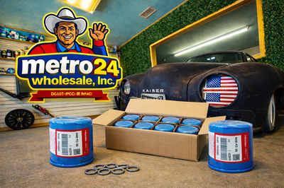 #ad 10 Genuine Honda Oil Filter 15400 PCX 306 w Washers same as dealer $169.95