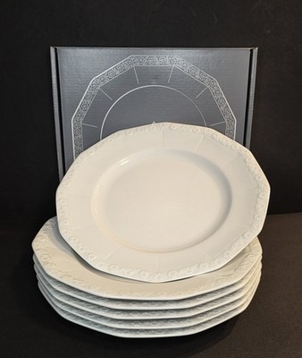 Rosenthal Weiß Maria Frühstücksteller 21 Cm 6er-Set. Neu In OVP