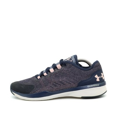 Under Armour Damen Charged Sneaker lila/blau Mesh Low-Top Fitnessschuhe EU 38.5