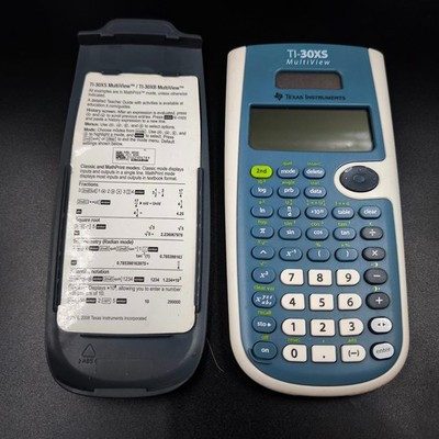 Texas Instruments TI-30XS MultiView Taschenrechner Gebraucht Funktionsfähig