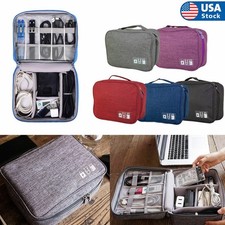 Electronic Accessories Cable Organizer Bag Travel USB Cord Charger Storage Case