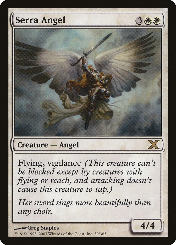 Serra Angel [Tenth Edition] Magic MTG