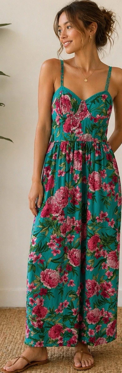 fitted lace wedding dress HUNTER GREEN FLORAL V NECK RUFFLE SLEEVE SIDE SLIT MIDI DRESS main image 1