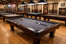 8' Pool Table Felt Charcoal Gray Cloth 8ft Stain Resistant Pre-Cut 6 Rails