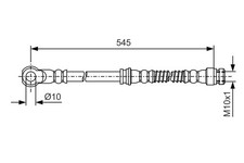 Flexible de frein Mitsubishi LANCER