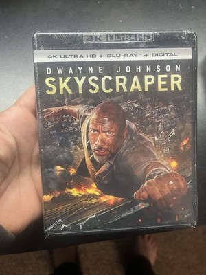 Skyscraper (2018, 4K Ultra HD + Blu-ray + Digital, NEW, SEALED)