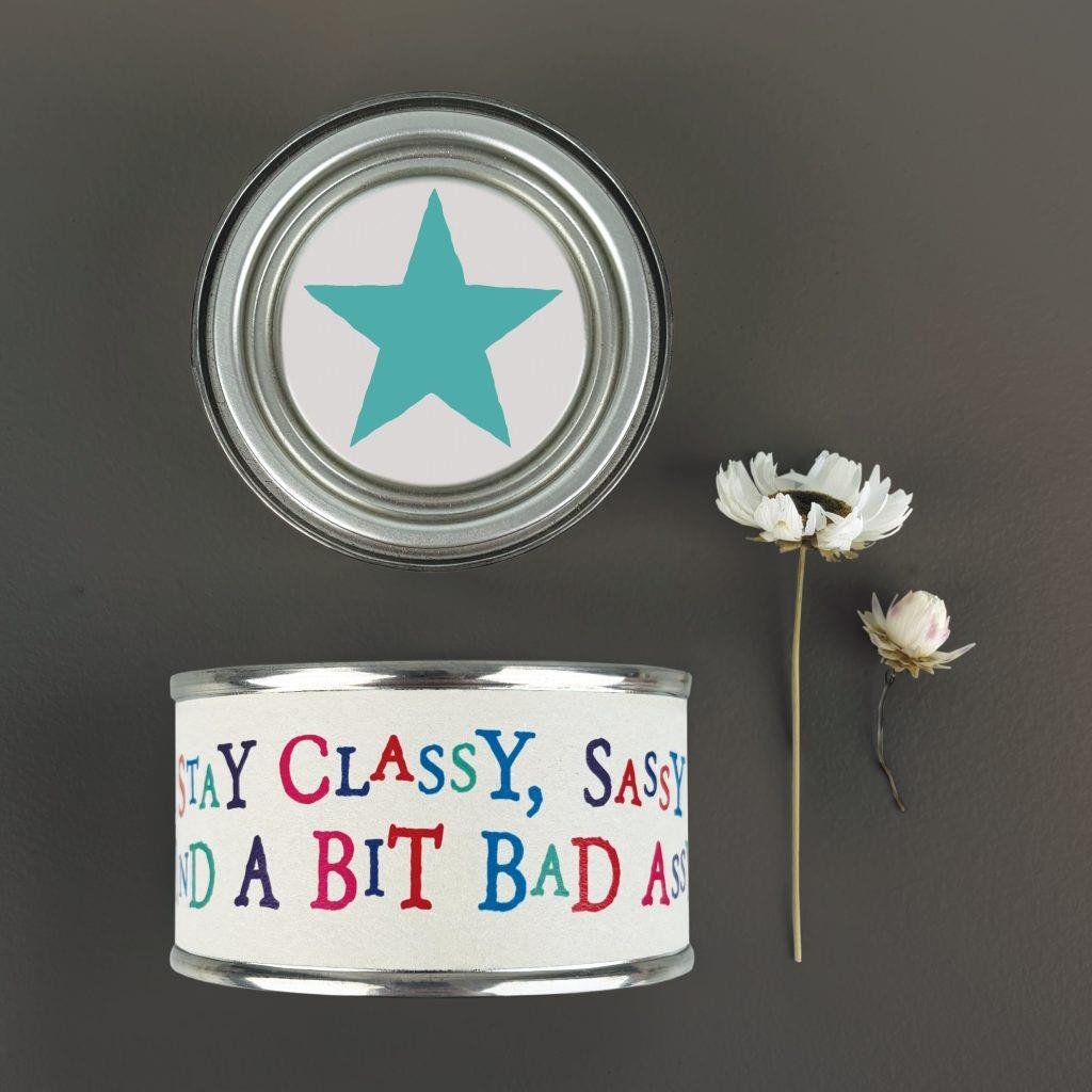 Tin Candle Funny Quote Orange Scent Handpoured Birthday Gift East Of India Home
