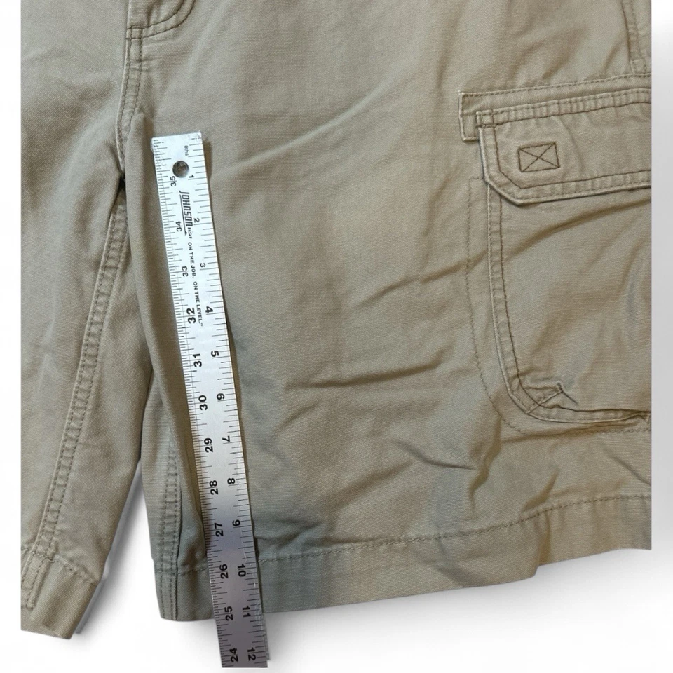 Bermuda cargo Kerry Ellis tamanho 38 cáqui Y2K vintage folgada - Imagem 4 de 4