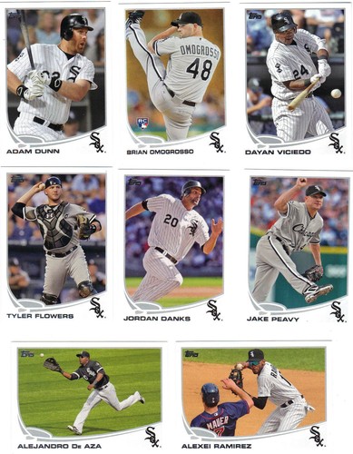 2013 Topps Series 1 2 Update White Sox Team Set Konerko Rios Dunn Sale Danks 30 - Picture 2 of 3