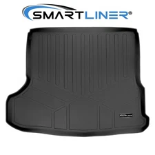 SMARTLINER Custom Fit Cargo Trunk Liner TPE All Weather 2014-2018 Mazda 3 Sedan