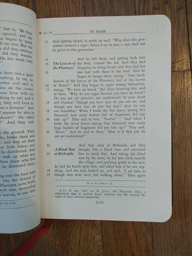 New Testament Challoner-Rheims 1947 Leather Bound Catholic - Picture 7 of 9