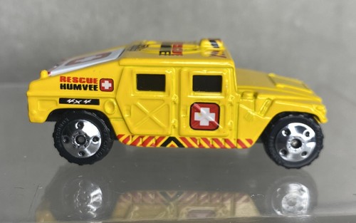 Matchbox Rescue Humvee Hummer 1994 Die Cast Yellow Vintage - Picture 5 of 9