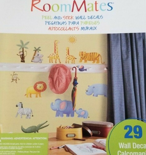 29 RoomMates Peel and Stick Jungle Wall Decals NIP - Picture 2 of 8