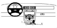 Brodit Proclip 832474 Montagekonsole FüR Audi A6 / S6 Modell 1998 - 2003