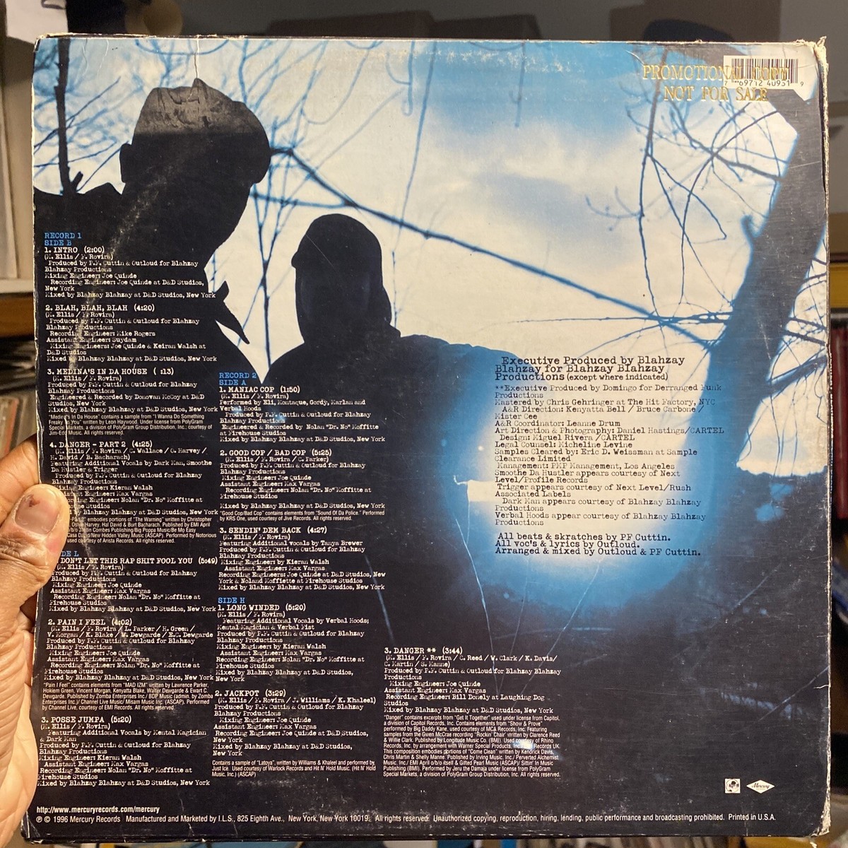 Blahzay Blahzay Blah Blah Blah '96 2xLP US Orig VG/VG+ Promo