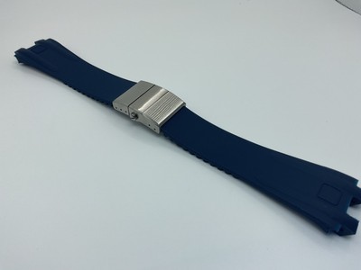 TOP GRADE 27MM ULYSSE NARDIN EXECUTIVE BLUE SILICON RUBBER STARP BAND BRACELET