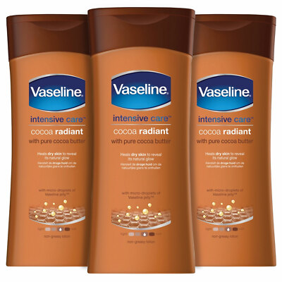 Vaseline Intensive Care Bodylotion, Cocoa Radiant, 3er Pack, 400ml