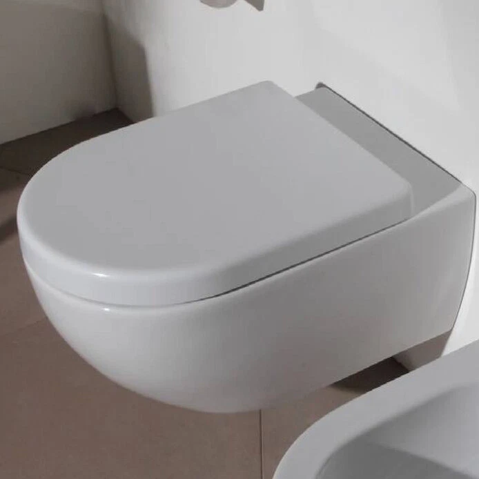 sedile copriwater Flaminia App asse copri wc vaso tavoletta di plastica ricambio - Immagine 4 di 4