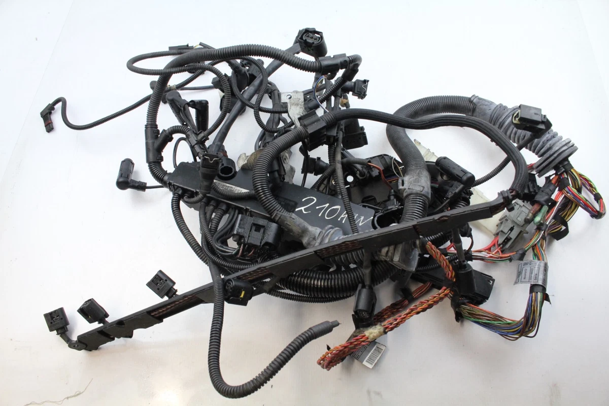 BMW E60 E61 535d E63 E64 635d M57 DIESEL ENGINE WIRING HARNESS RHD 